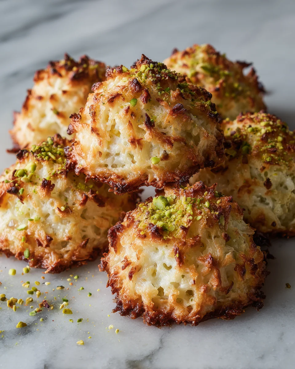 Pistachio Coconut Macaroons