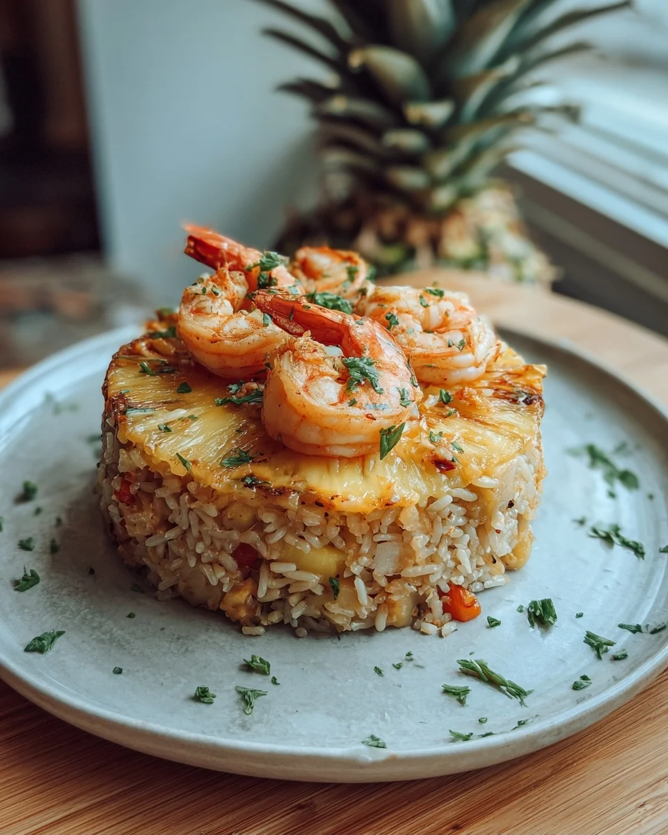 Rice with Pineapple and Shrimp
