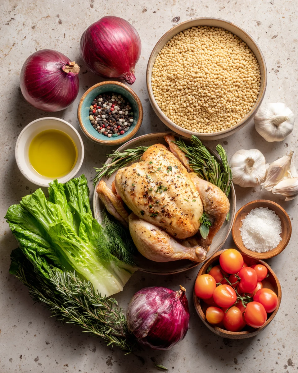 Roasted Herb Chicken Couscous Bowl