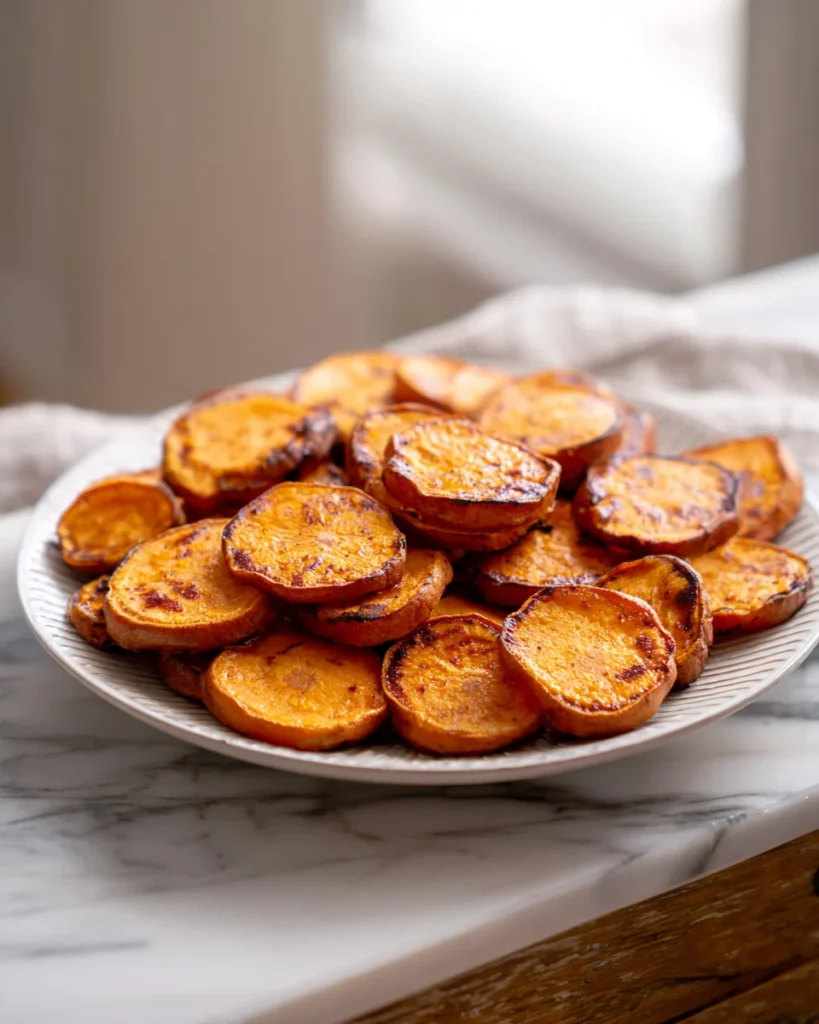 Roasted Sweet Potato Rounds