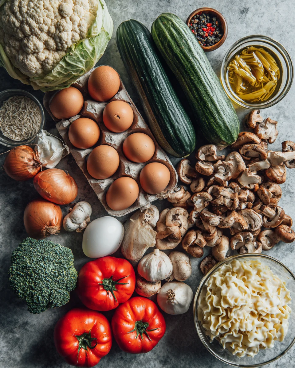 Roasted Vegetable Pasta Bowl