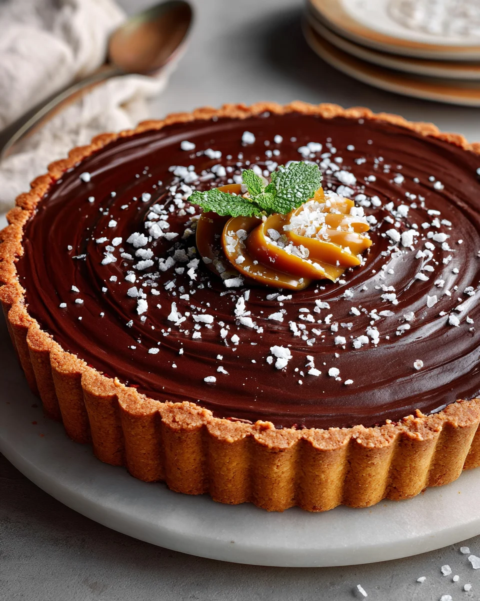 Irresistible Salted Caramel Chocolate Tart: A Family Favorite