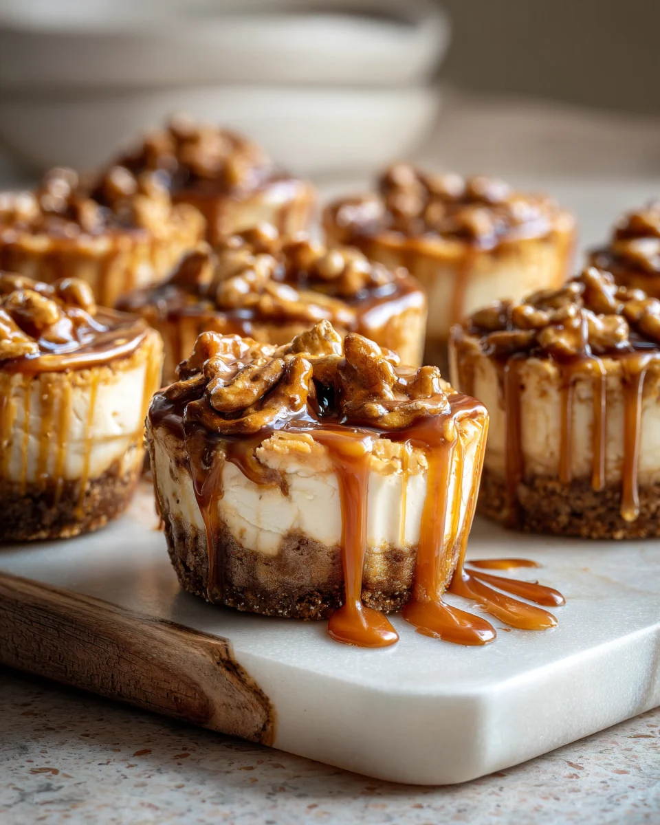 Salted Caramel Pretzel Cheesecake Cups
