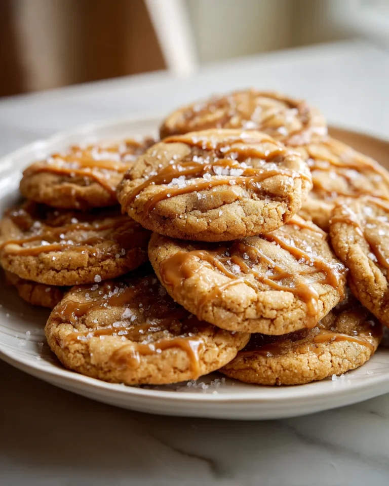 Salted Toffee Butter Cookies