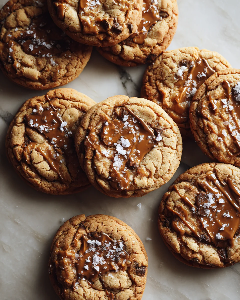 Salted Toffee Butter Cookies
