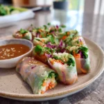 Sesame Veggie Spring Rolls
