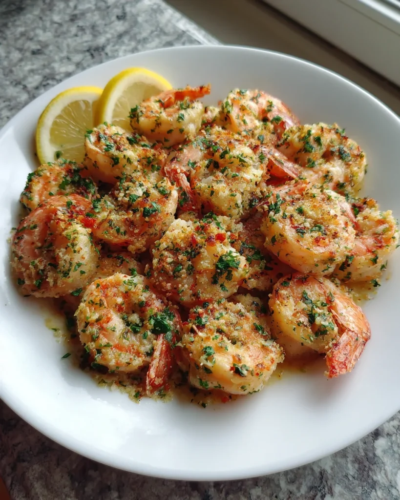 Best Shrimp Scampi Bake