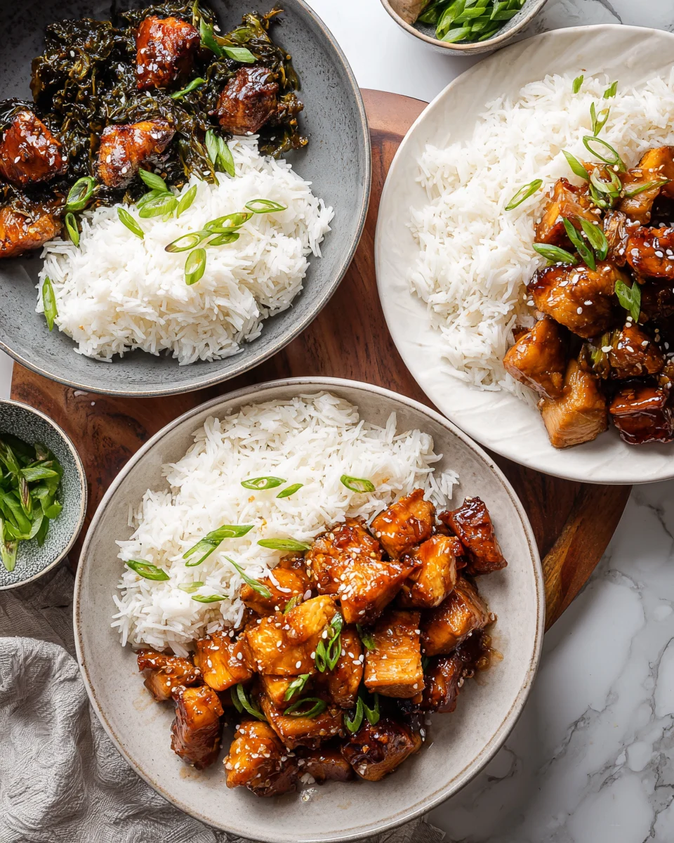 Slow Cooker Honey Garlic Chicken Meals