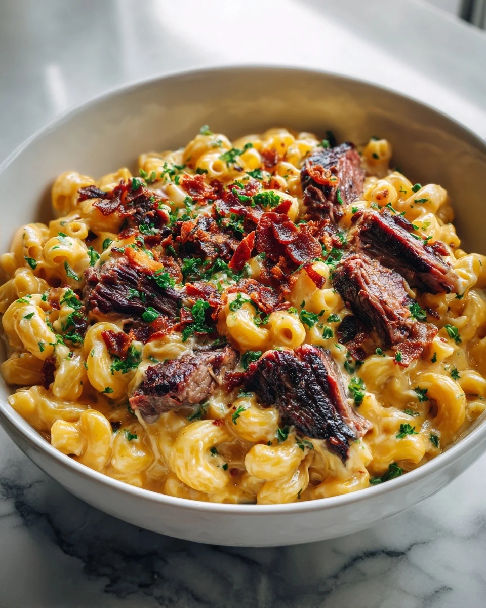 Smoked Brisket Mac And Cheese