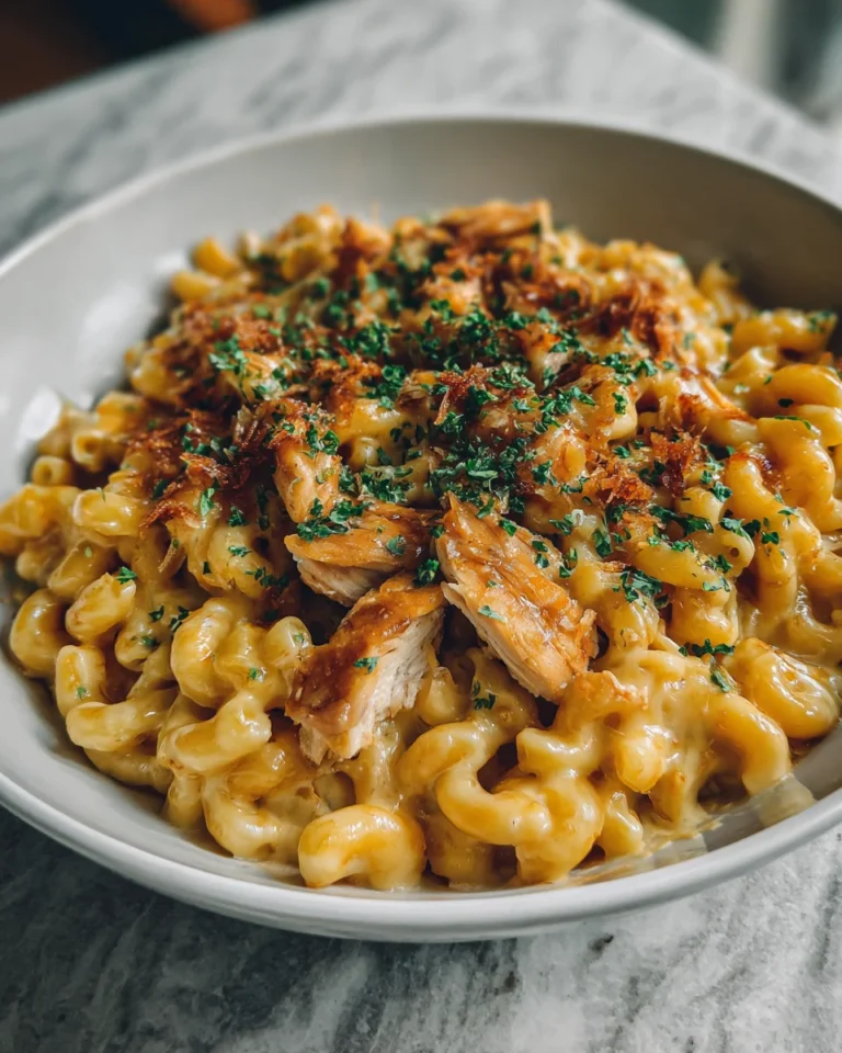 Smoked Gouda Chicken Mac Skillet