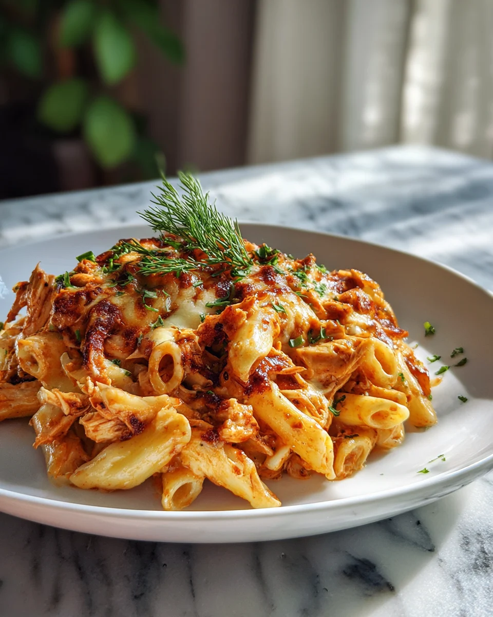 Smoky BBQ Chicken Pasta Bake