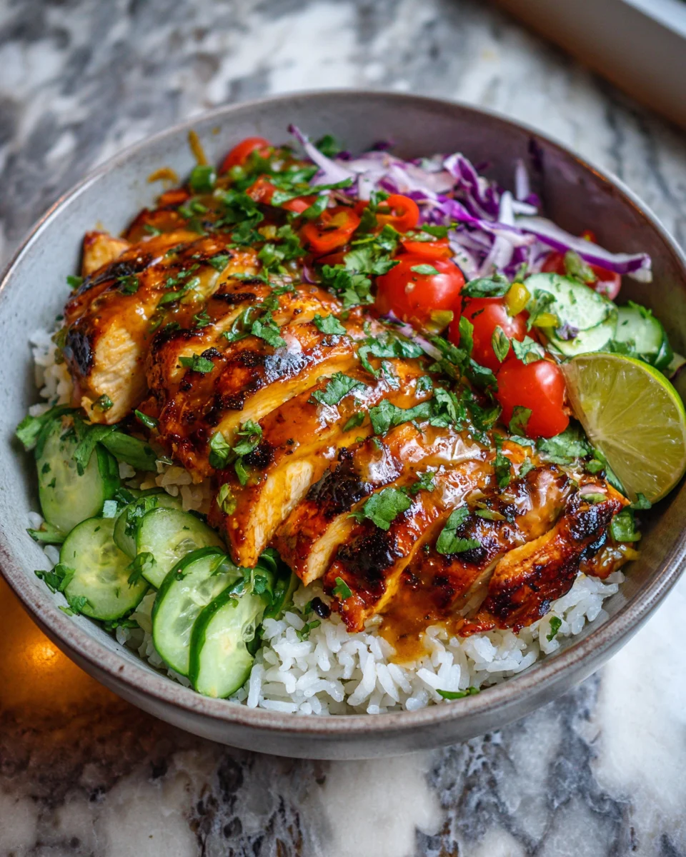 Smoky Chipotle Chicken Rice Bowls