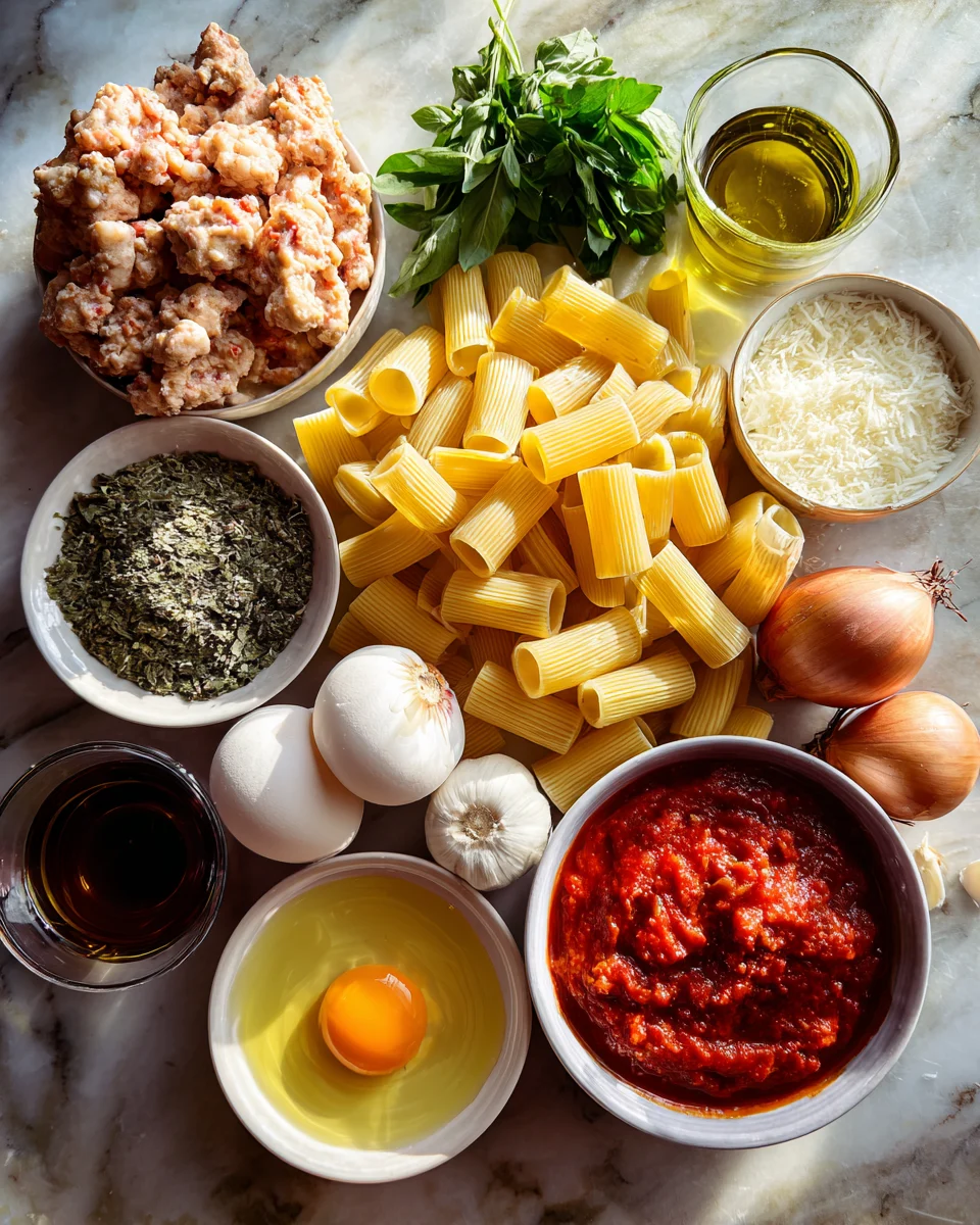 Spicy Chicken Sausage Rigatoni