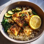 Spicy Garlic Butter Tilapia Bowl