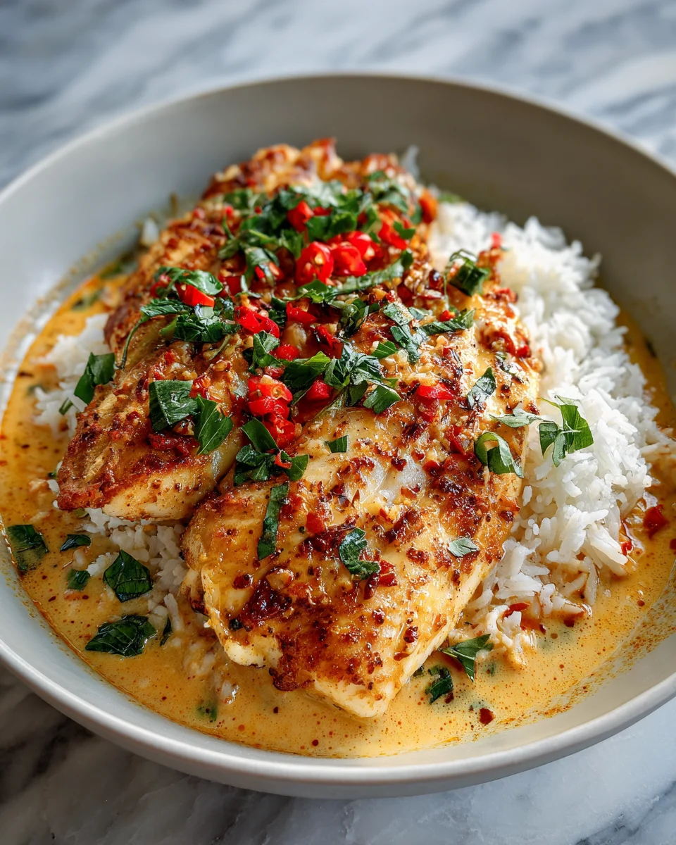 Spicy Garlic Butter Tilapia Bowl