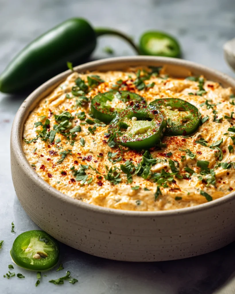 Spicy Roasted Jalapeño Cowboy Cream Cheese Dip