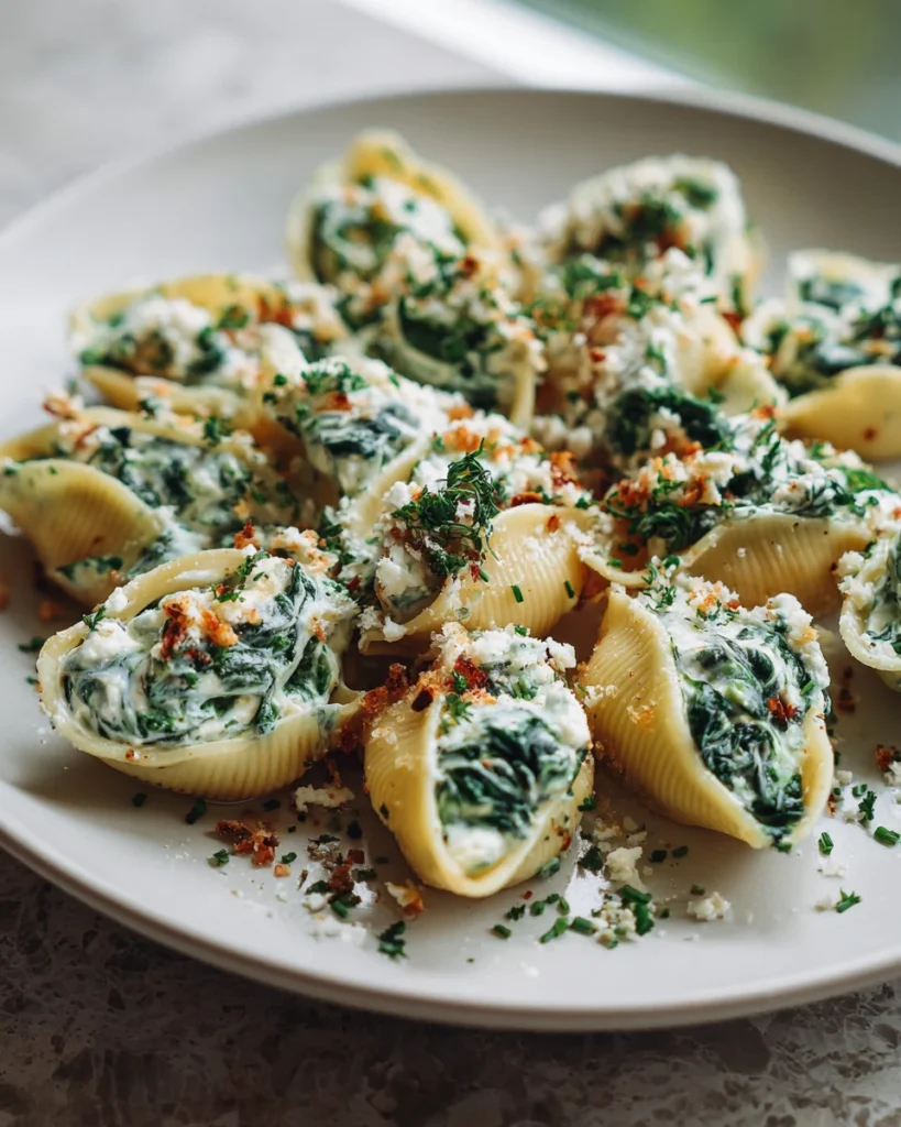 Spinach Ricotta Pasta Shells: A Family Favorite