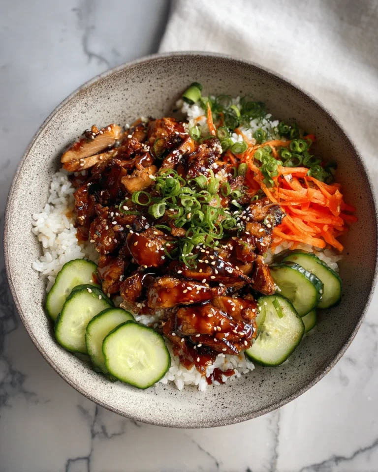 Sticky Teriyaki Chicken Rice Bowl