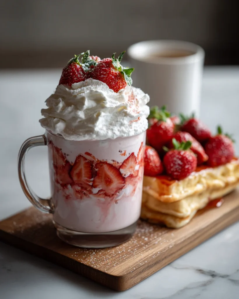 Strawberry Cream Cheese Cold Foam