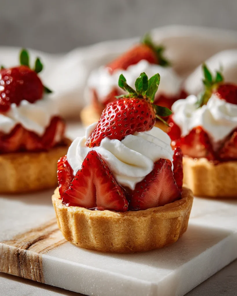 Strawberry Shortcake Cookie Cups