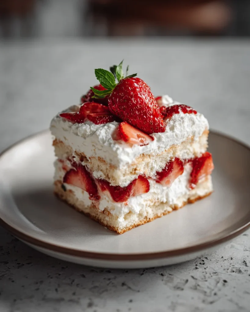 Strawberry Shortcake Layer Dessert