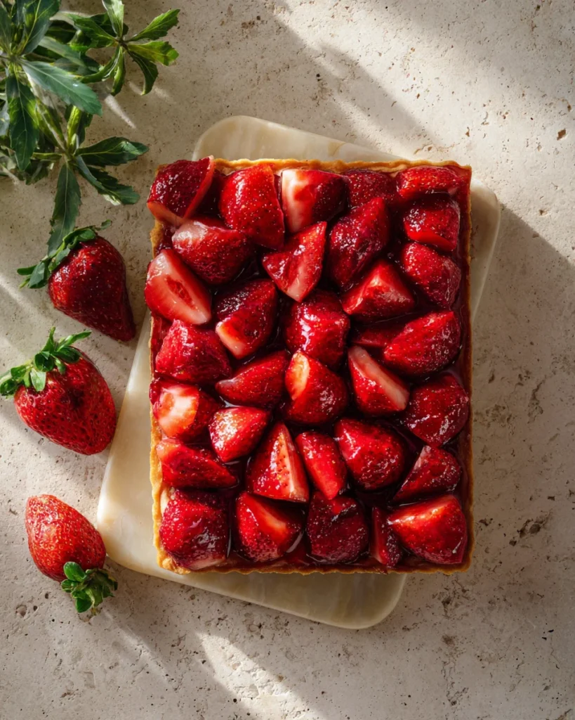 Strawberry Slab Pie