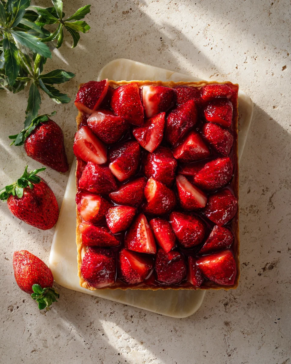 Strawberry Slab Pie