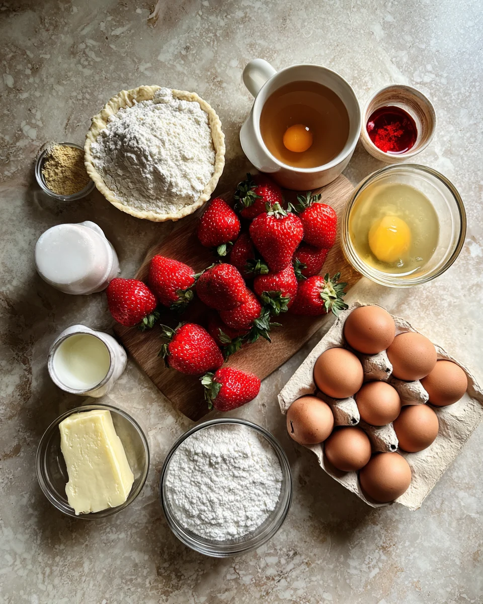 Strawberry Slab Pie