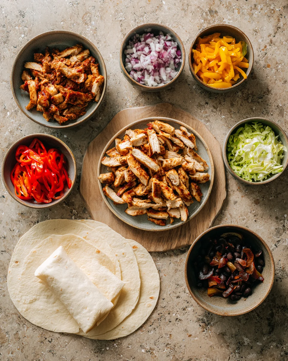 Sweet Chili Chicken Wraps