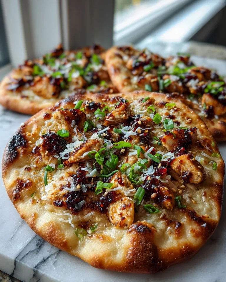 Sweet Chili Garlic Chicken Flatbreads