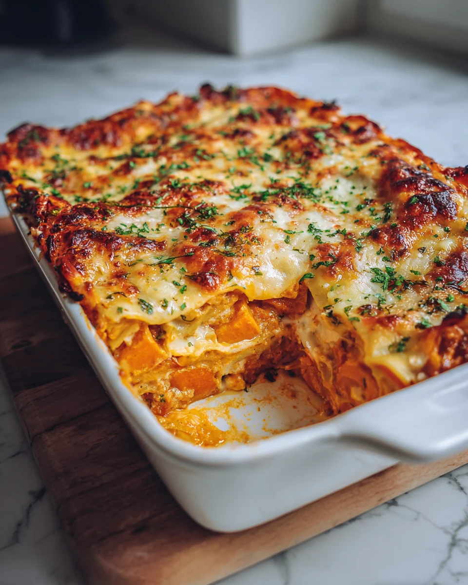 Sweet Potato Butternut Squash Lasagna