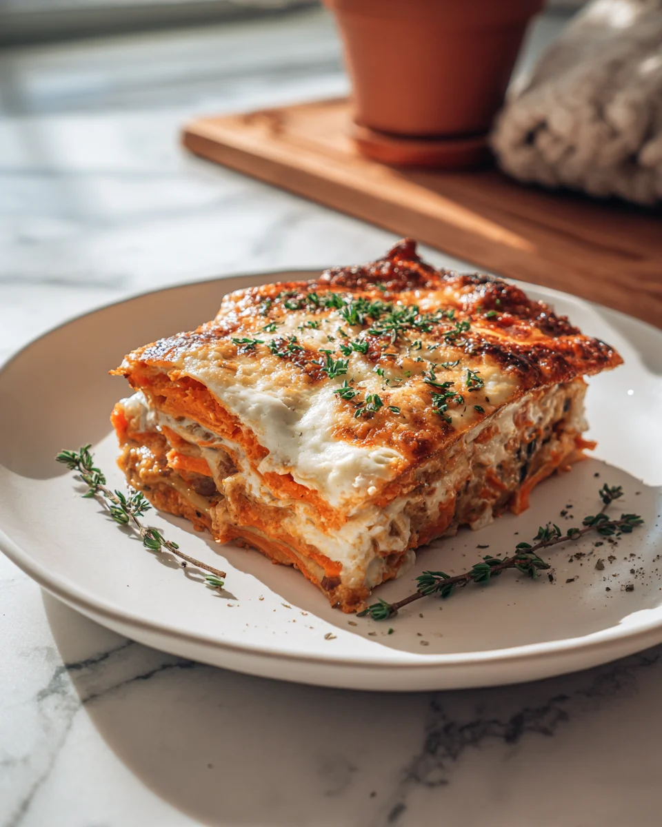 Sweet Potato Carrot Lasagna