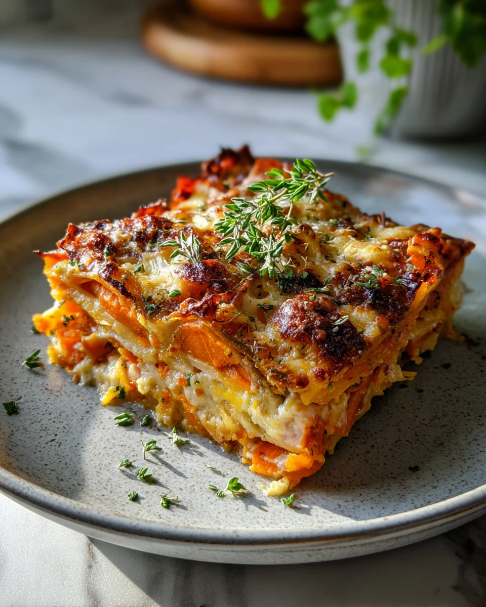 Sweet Potato Carrot Lasagna