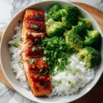 Sweet Soy Salmon And Broccoli Bowl