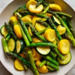 Tasty Asparagus with Zucchini and Squash
