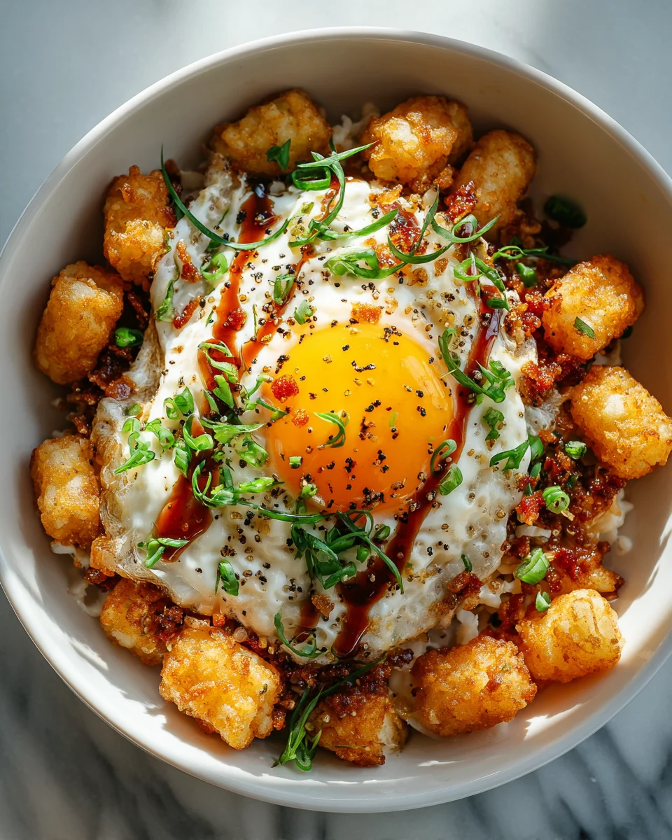 Tater Tot Breakfast Bowl