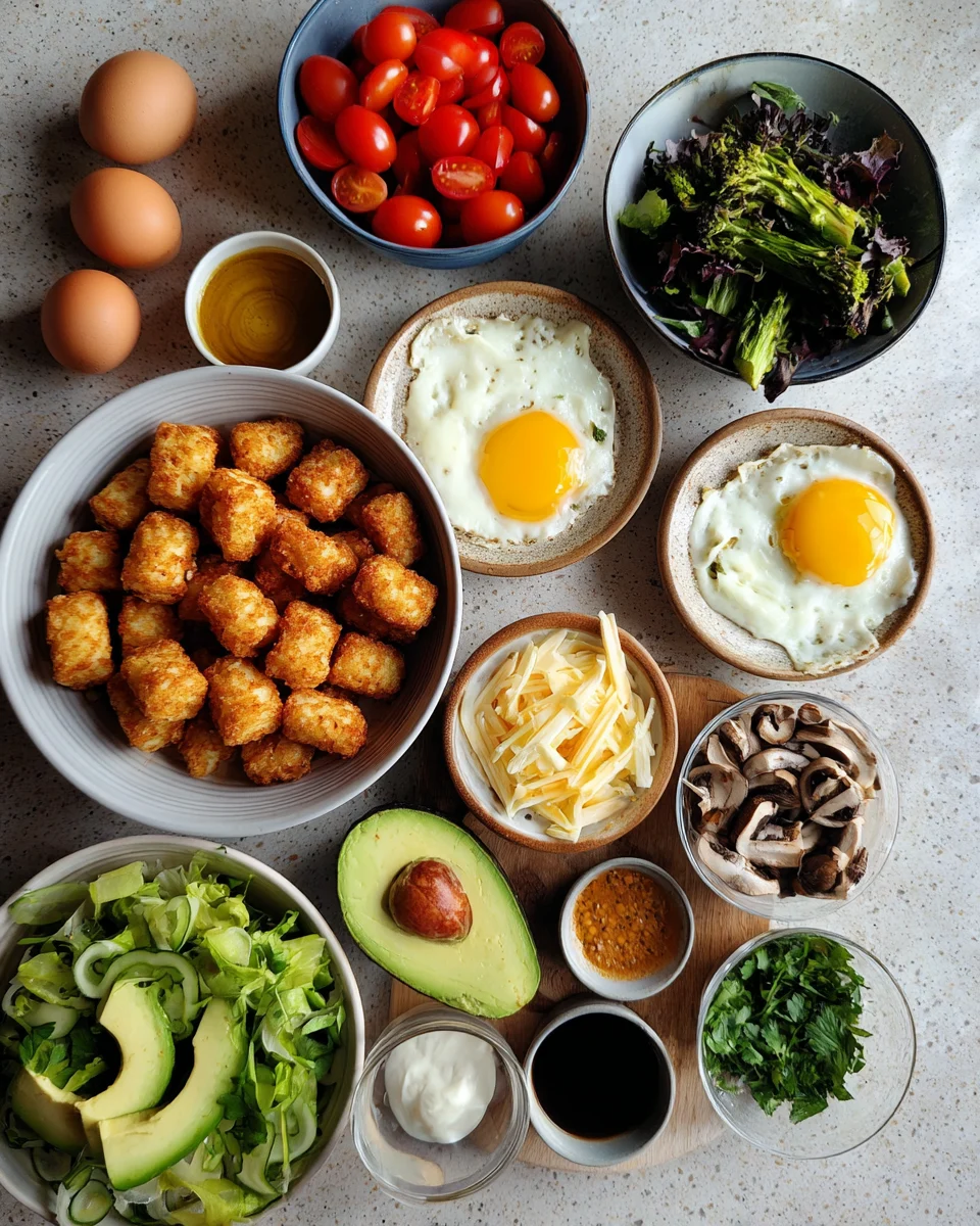 Tater Tot Breakfast Bowl