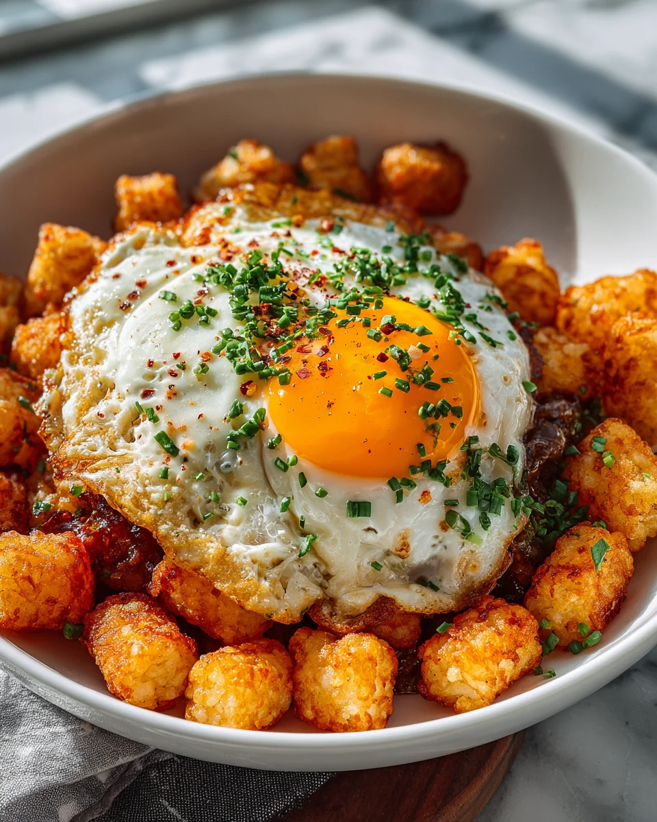 Tater Tot Breakfast Bowl