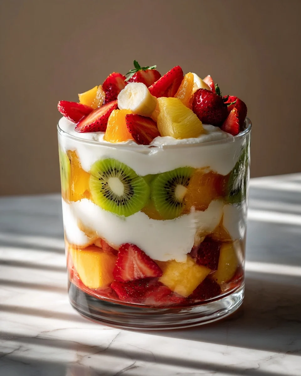 Tropical Fruit Trifle