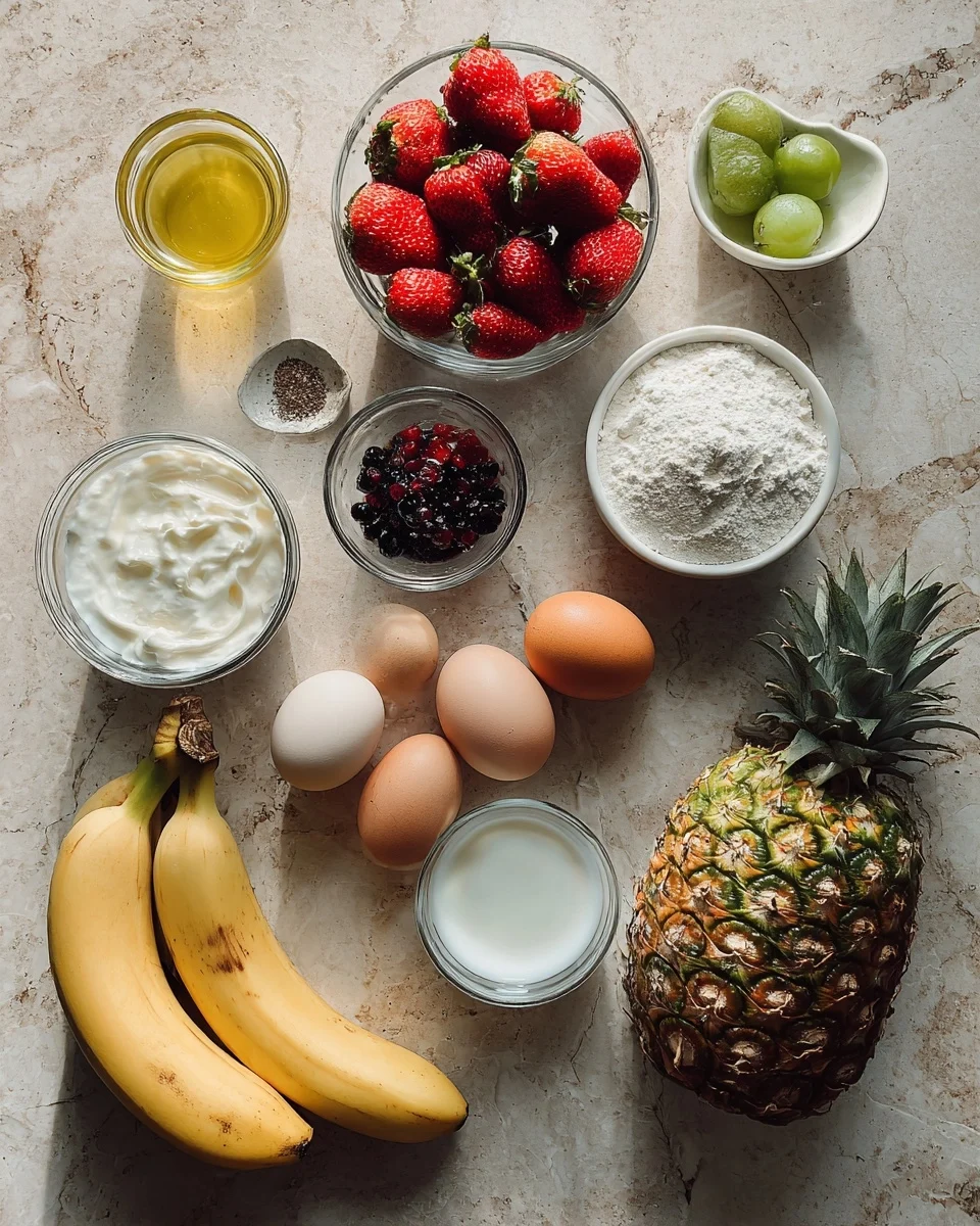 Tropical Fruit Trifle