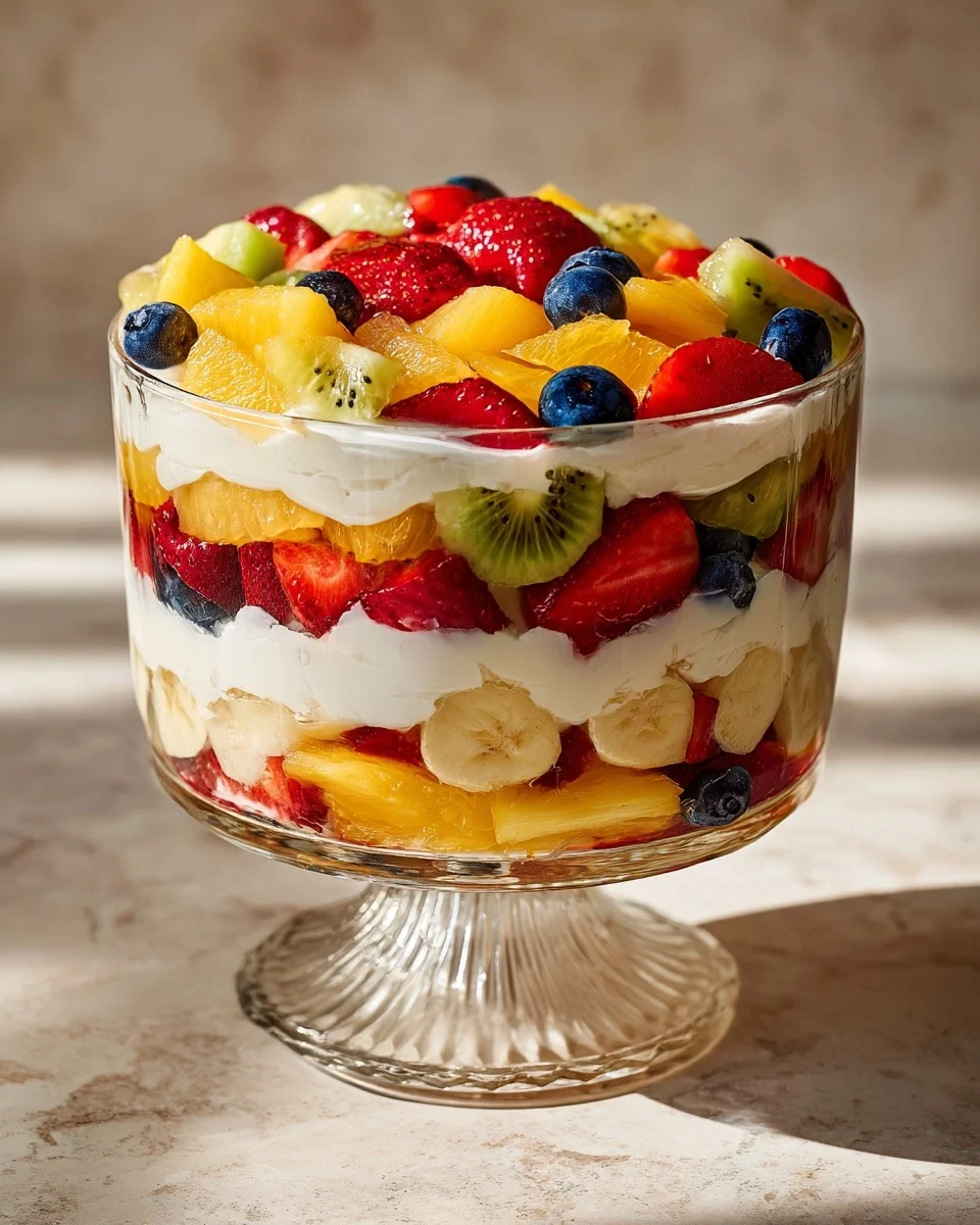 Tropical Fruit Trifle