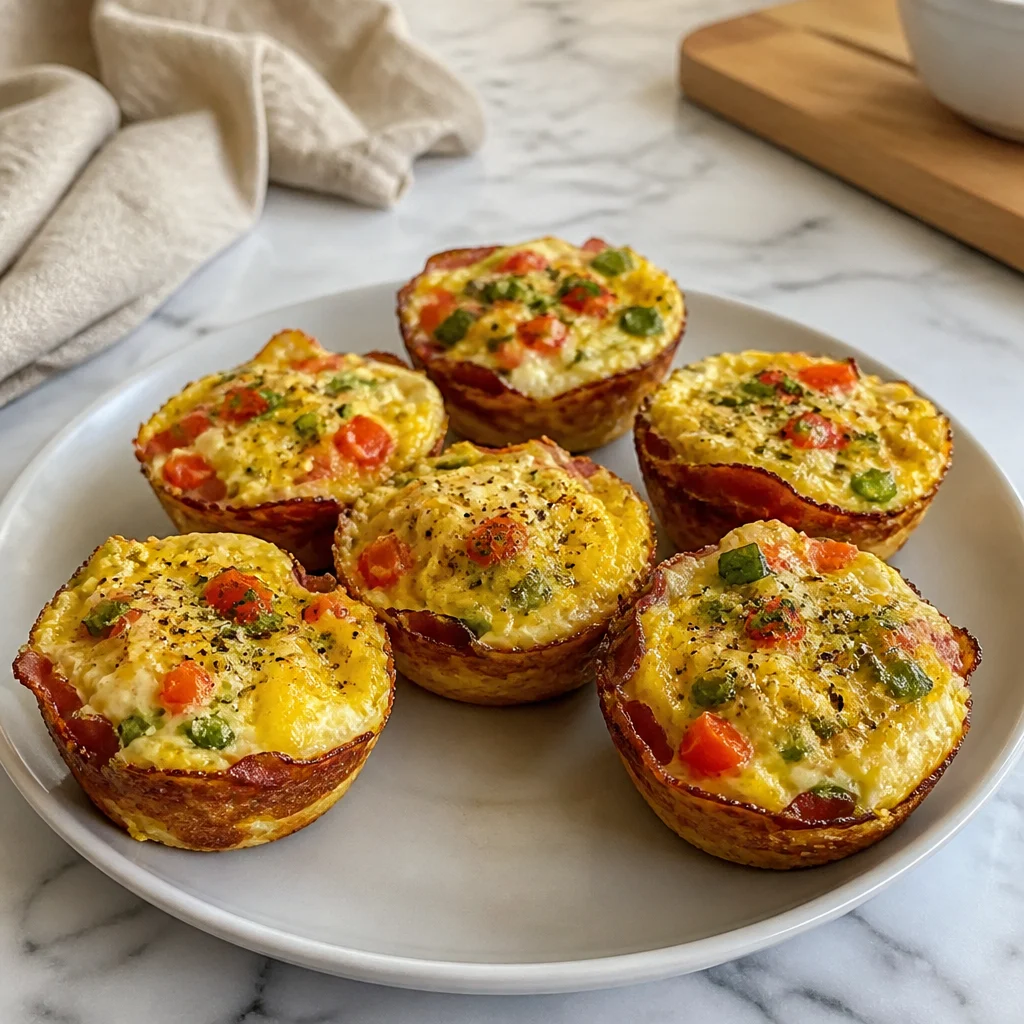 Turkey Bacon Egg Muffin Cups