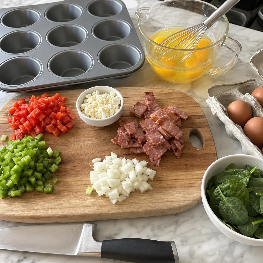 Turkey Bacon Egg Muffin Cups
