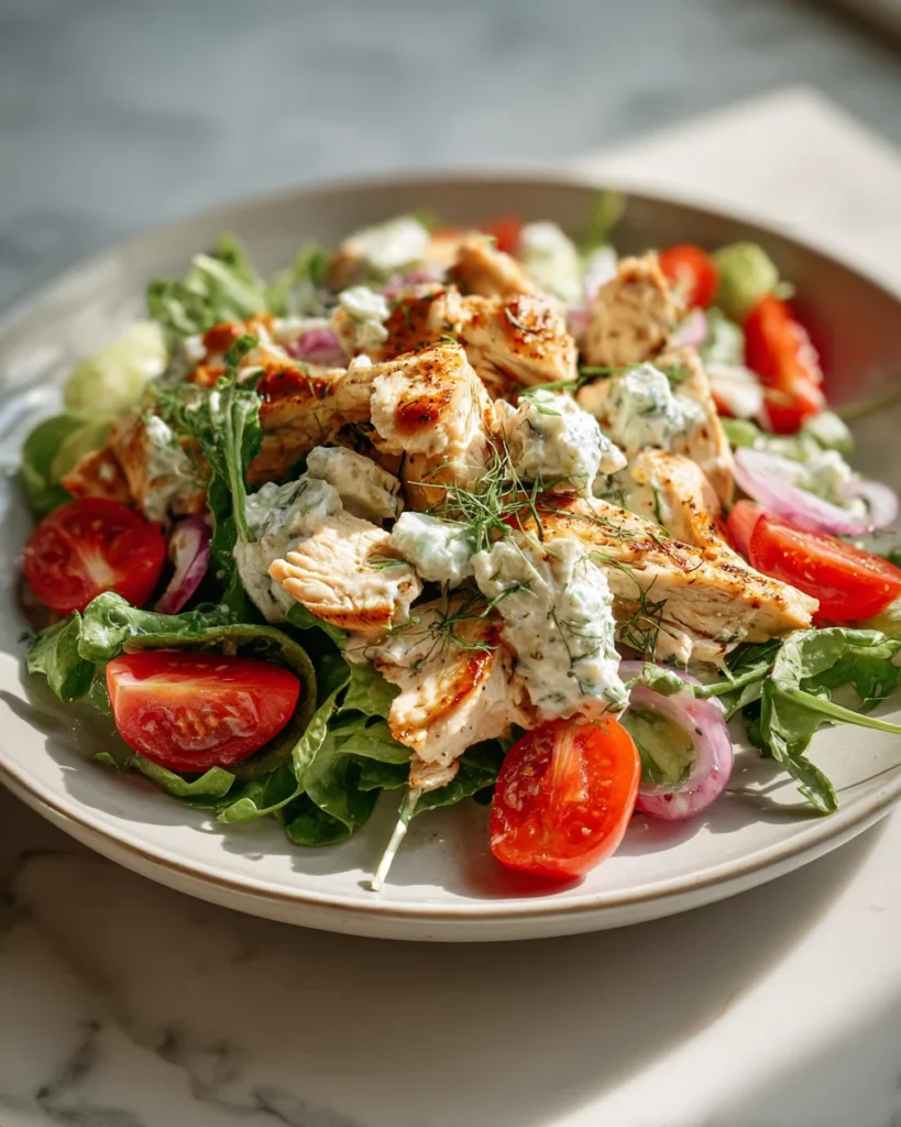 Irresistible Tzatziki Chicken Salad: A Refreshing Twist on a Classic Dish