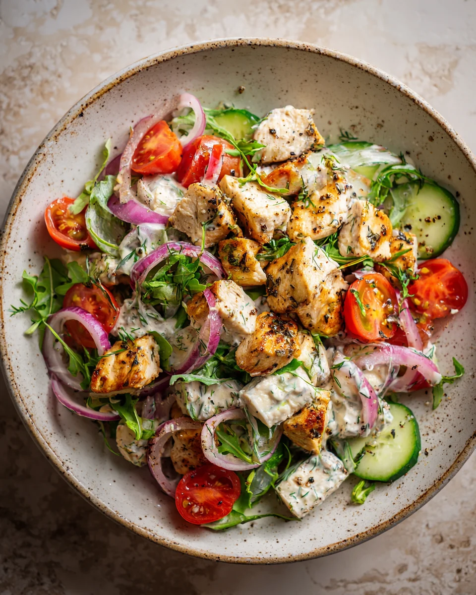 Irresistible Tzatziki Chicken Salad: A Refreshing Twist on a Classic Dish