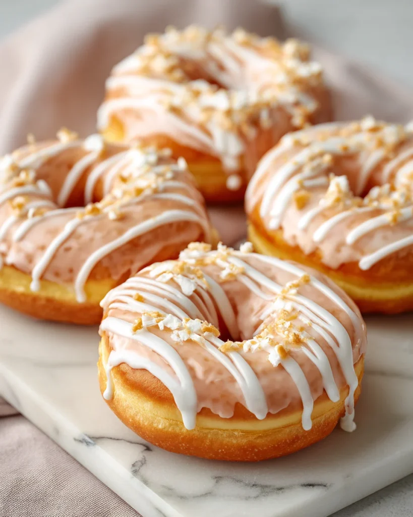 Indulge in Homemade Vanilla Bean Custard Cream Donuts