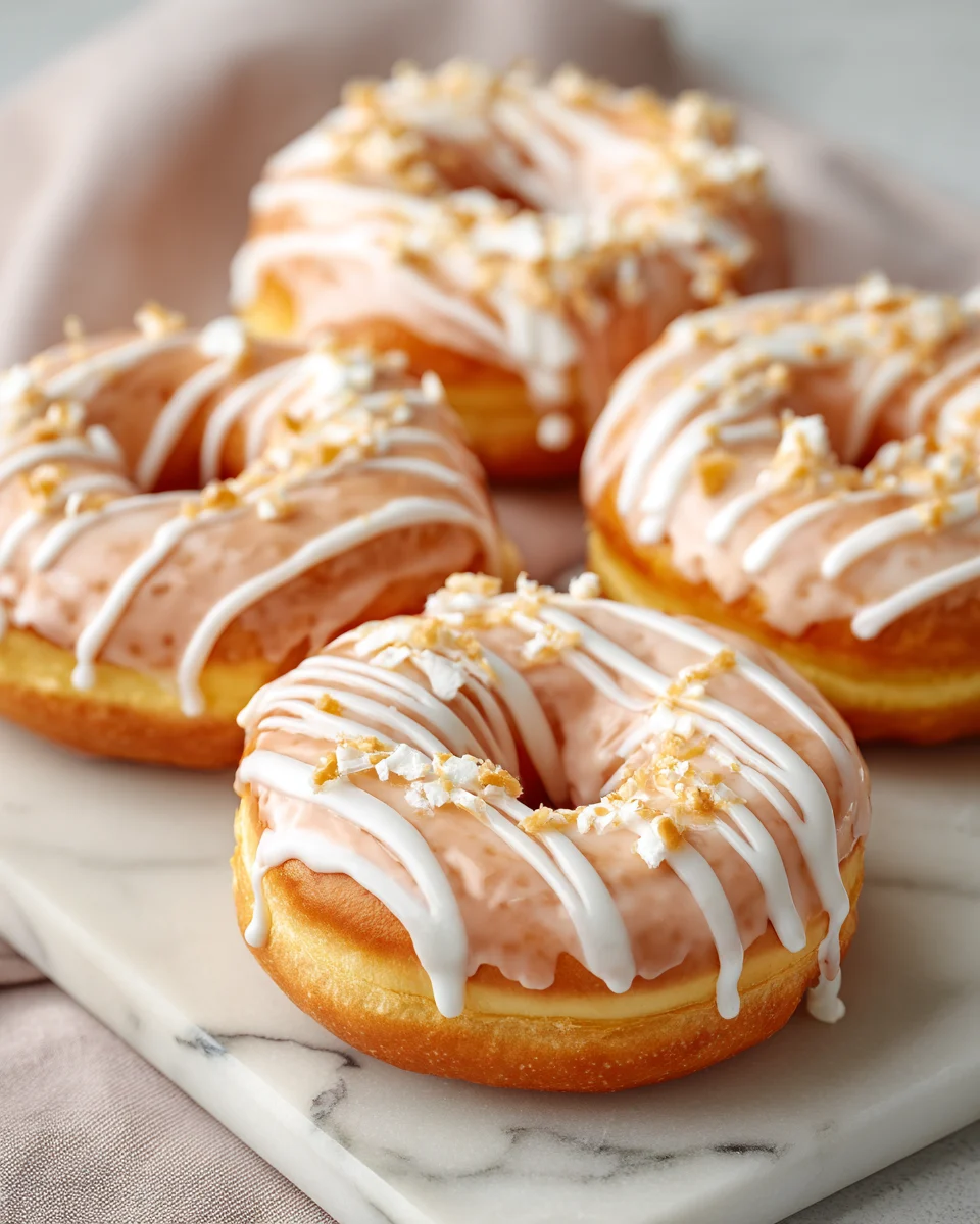 Indulge in Homemade Vanilla Bean Custard Cream Donuts