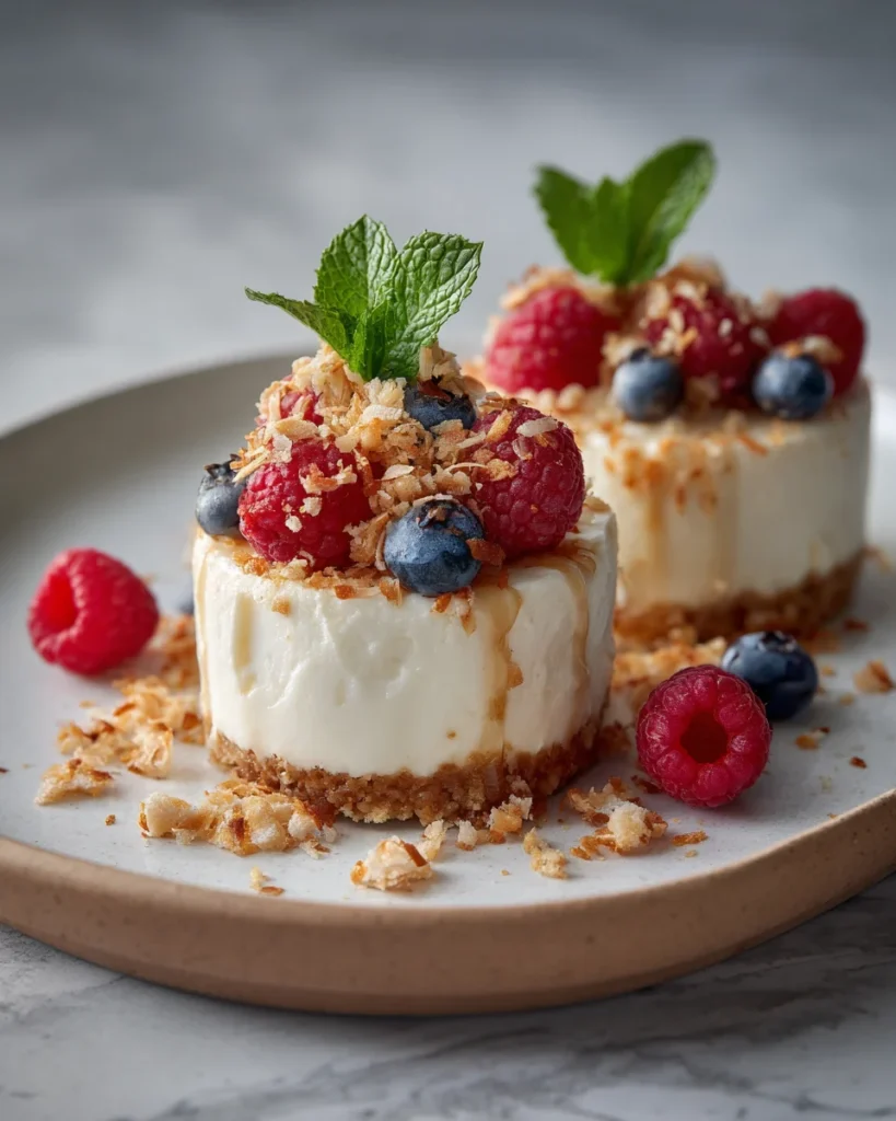 White Chocolate Coconut Cheesecake Mousse