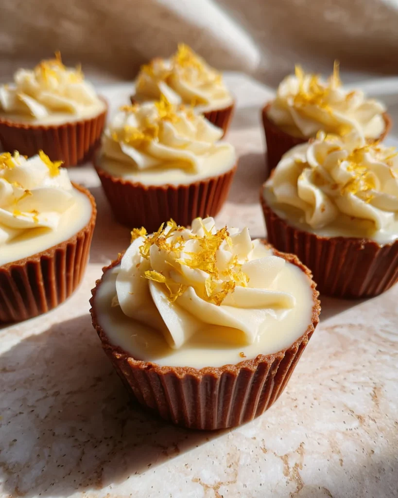 Delicious White Chocolate Lemon Truffle Cups