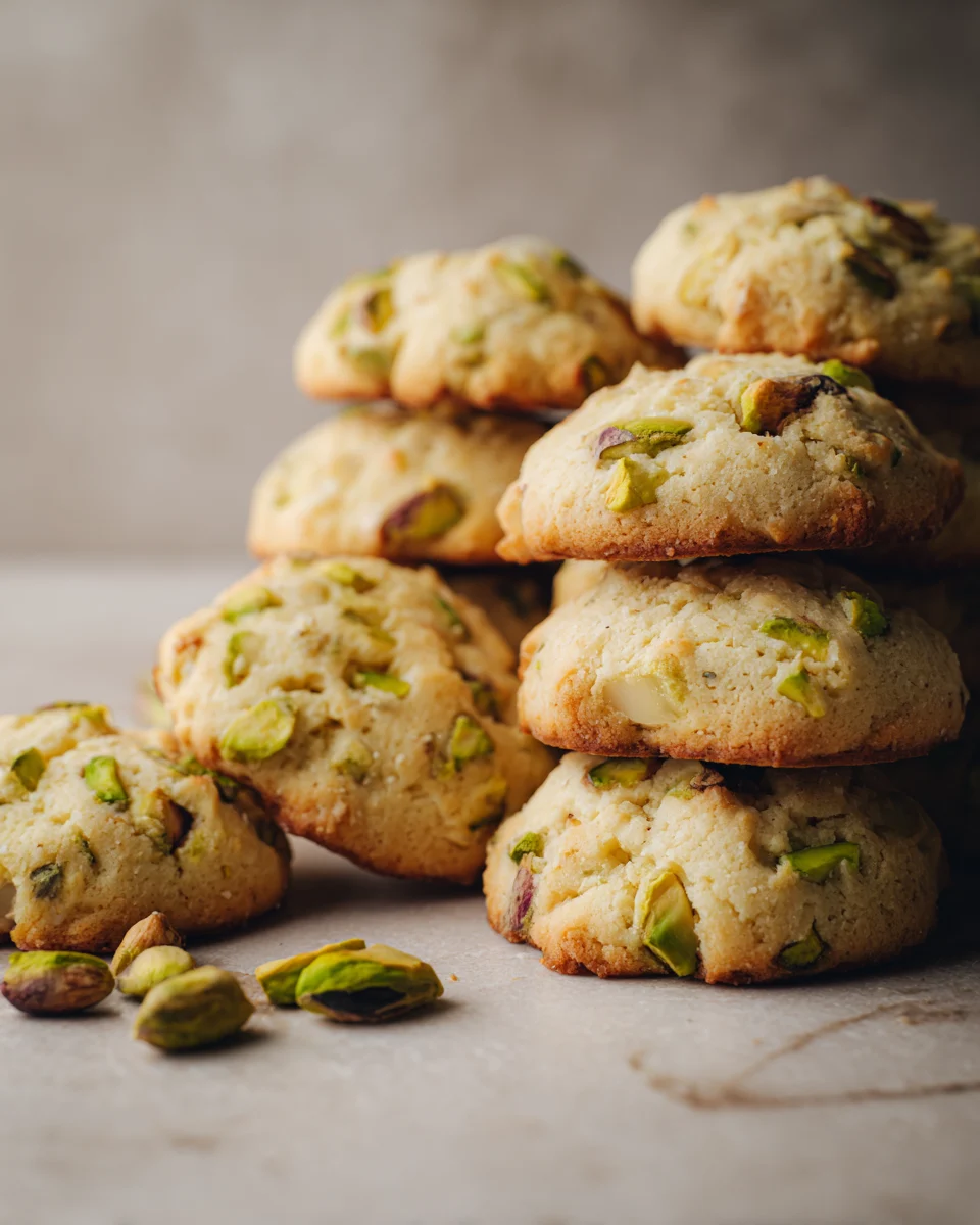 White Chocolate Pistachio Cookie Bites: A Sweet Delight